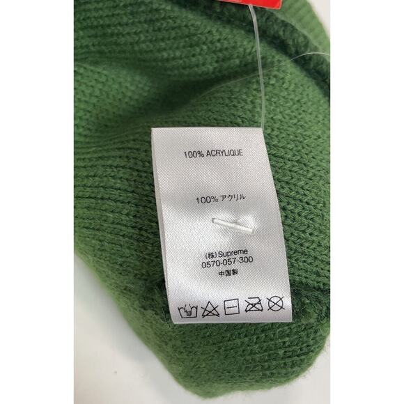 Supreme Garage Beanie Cap Hat Green Red FW20 New York 2020 FW20BN38 DS NWT OS - Picture 5 of 6